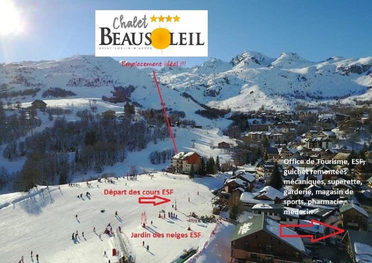 Chalet Beausoleil 4 Etoiles - Prestige - Au Pied Du Col De La Croix De Fer Saint-Sorlin-dʼArves Екстериор снимка